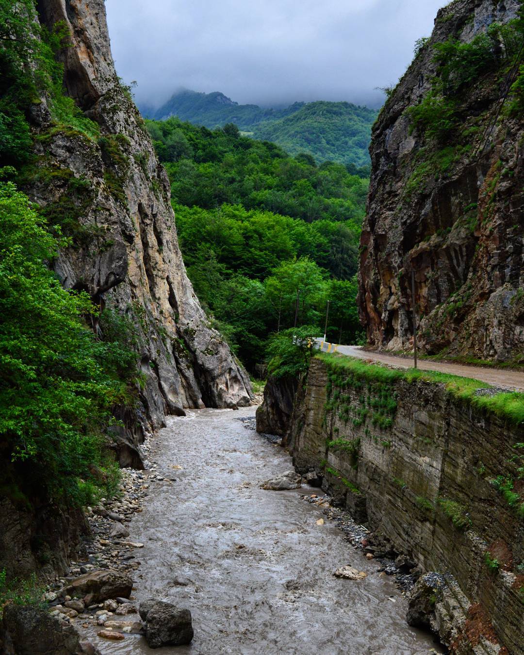Guba mountains and orchards, Azerbaijan
